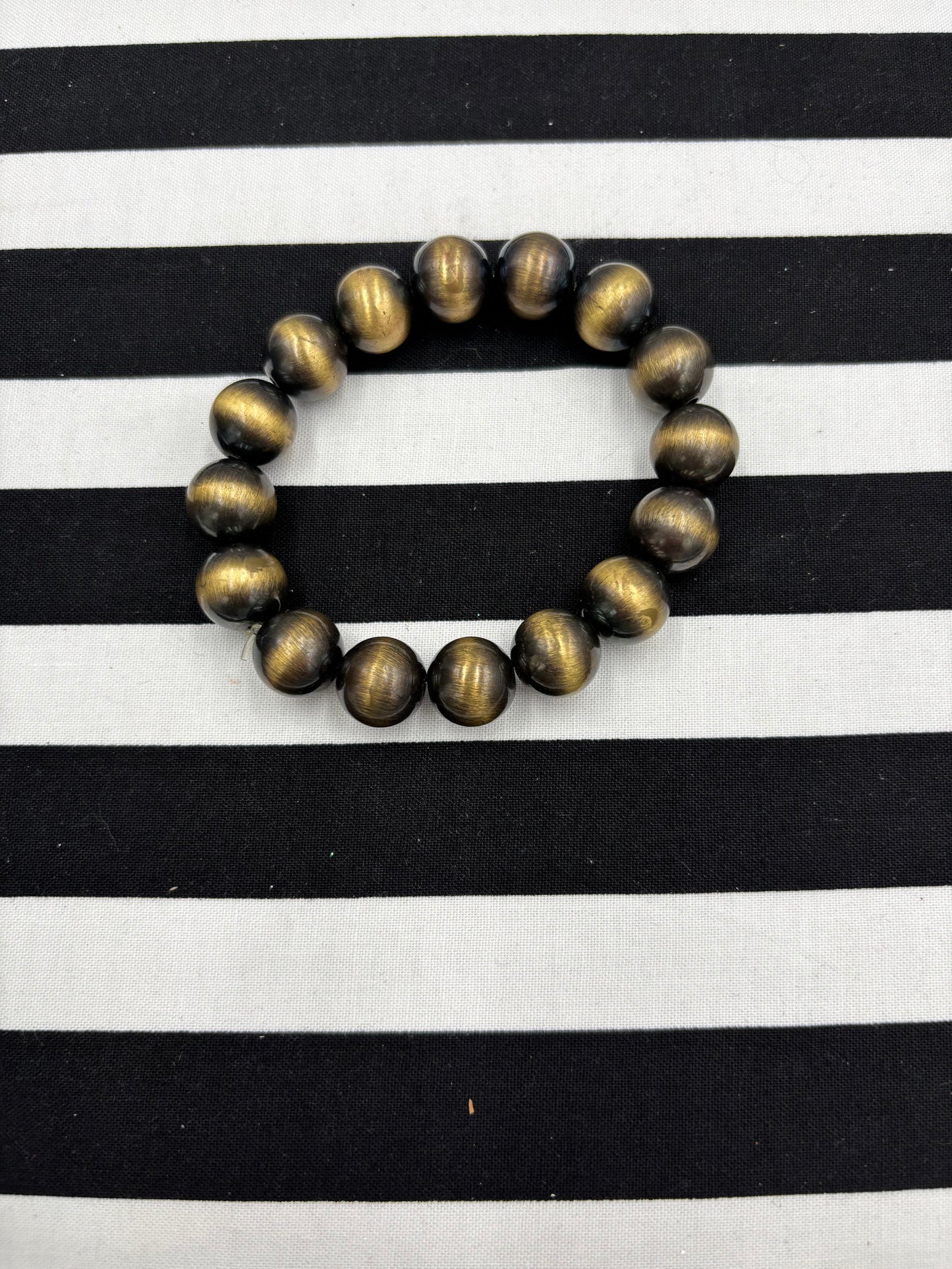 Antique Gold Stretch Bracelet