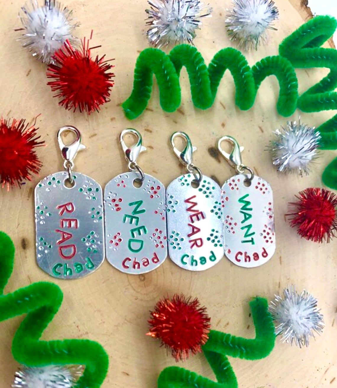 Reusable Gift Tags Wear Need Want Read