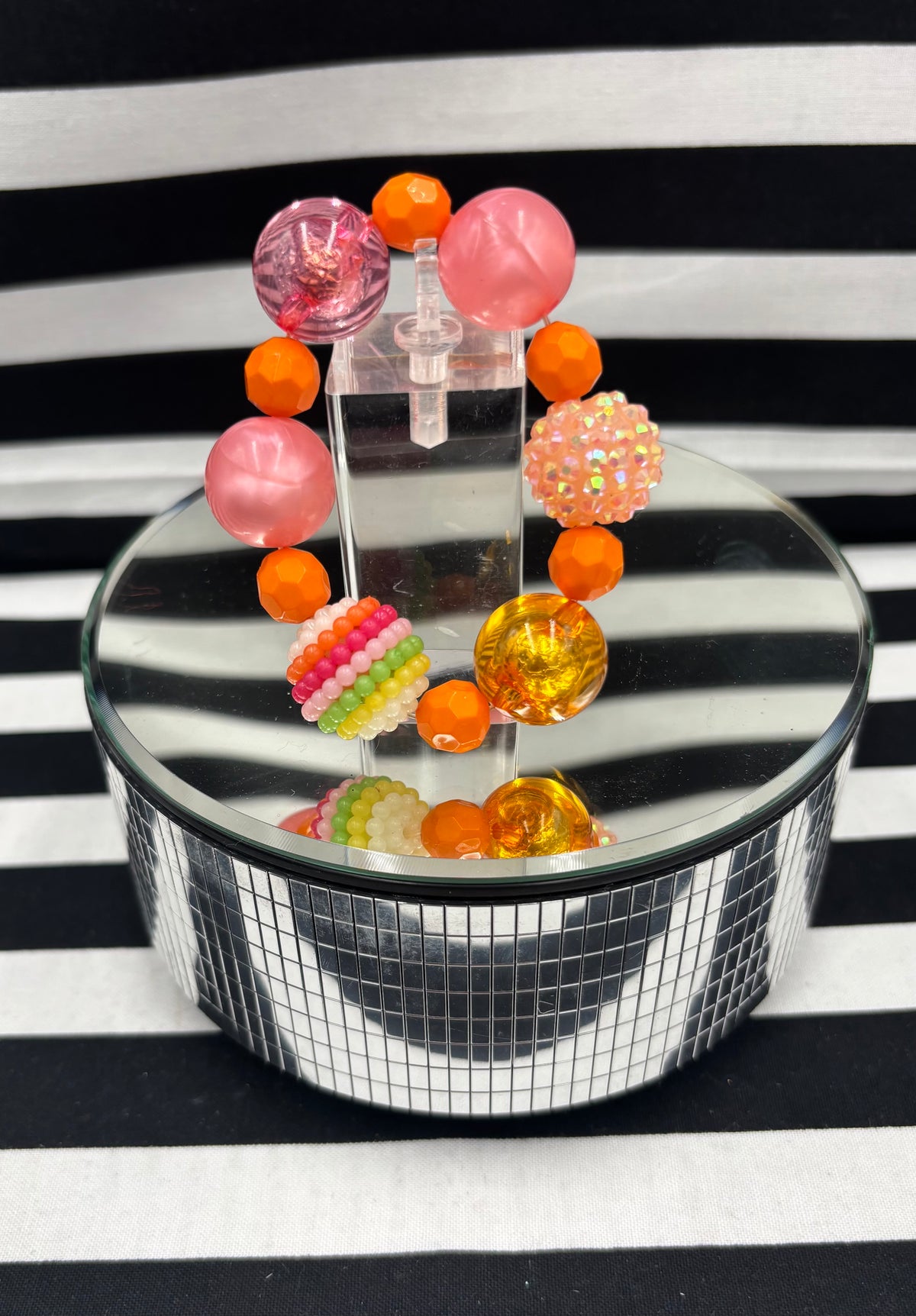 Bubble Gum Necklace &/or Bracelet Happy Colors
