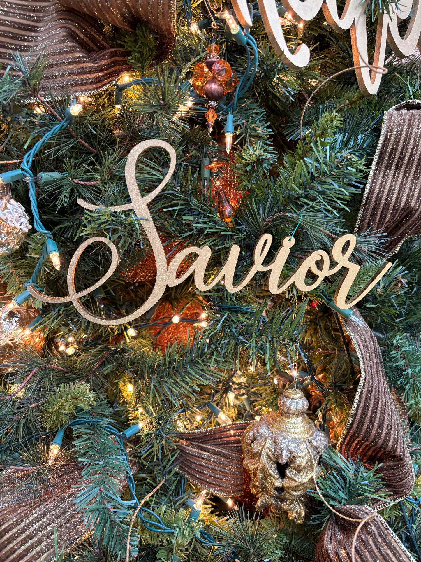King of Kings, Savior & Lord: Christmas Ornaments Trio Set