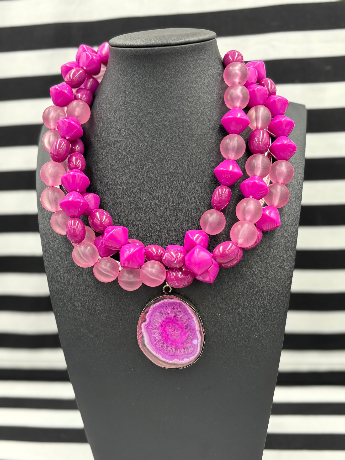 Magenta Eye Pendant
