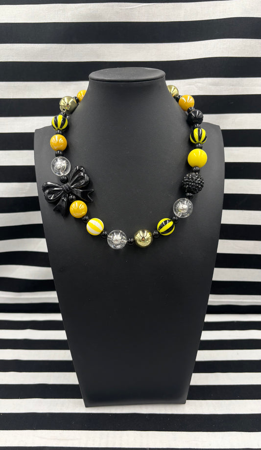 Bubble Gum Necklace &/or Bracelet Bumblebees