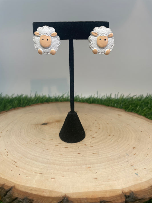 Lamb Clip On or Post