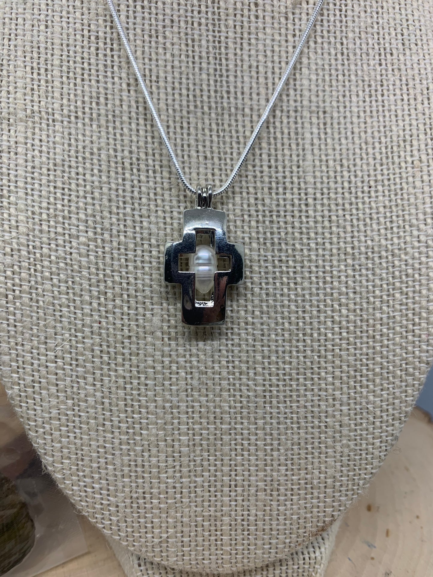 Pearl Charm Cages and Necklace