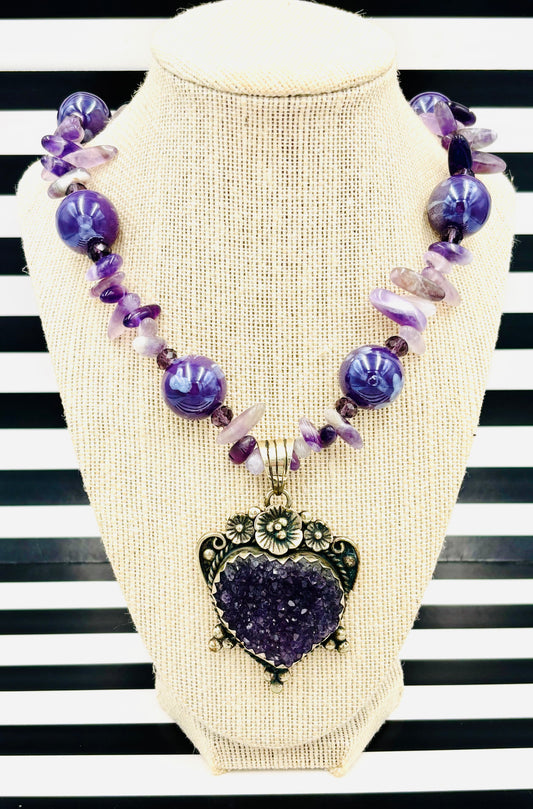 Purple Palpitation Necklace