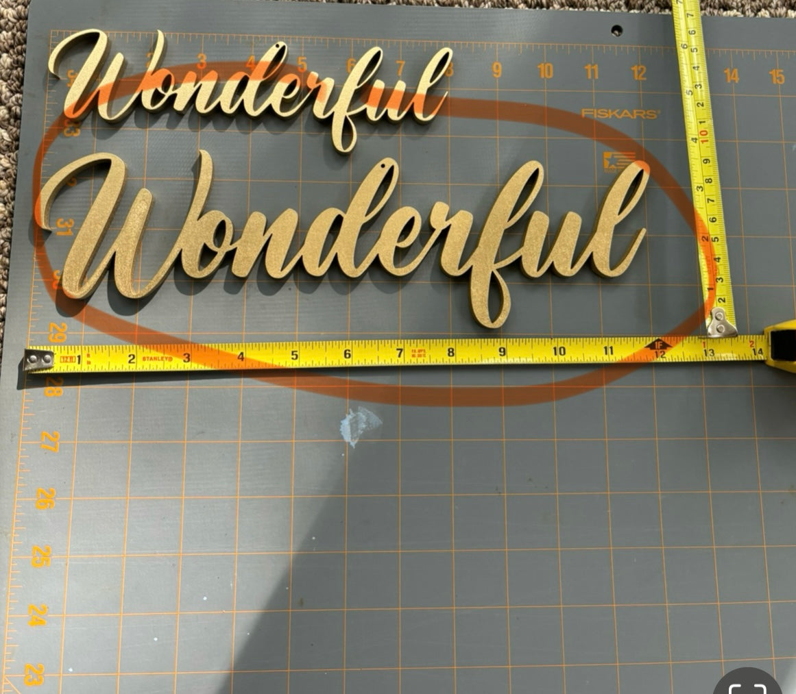Wonderful Trio Set of Ornaments: Wonderful, Counselor Almighty God PRE-ORDER