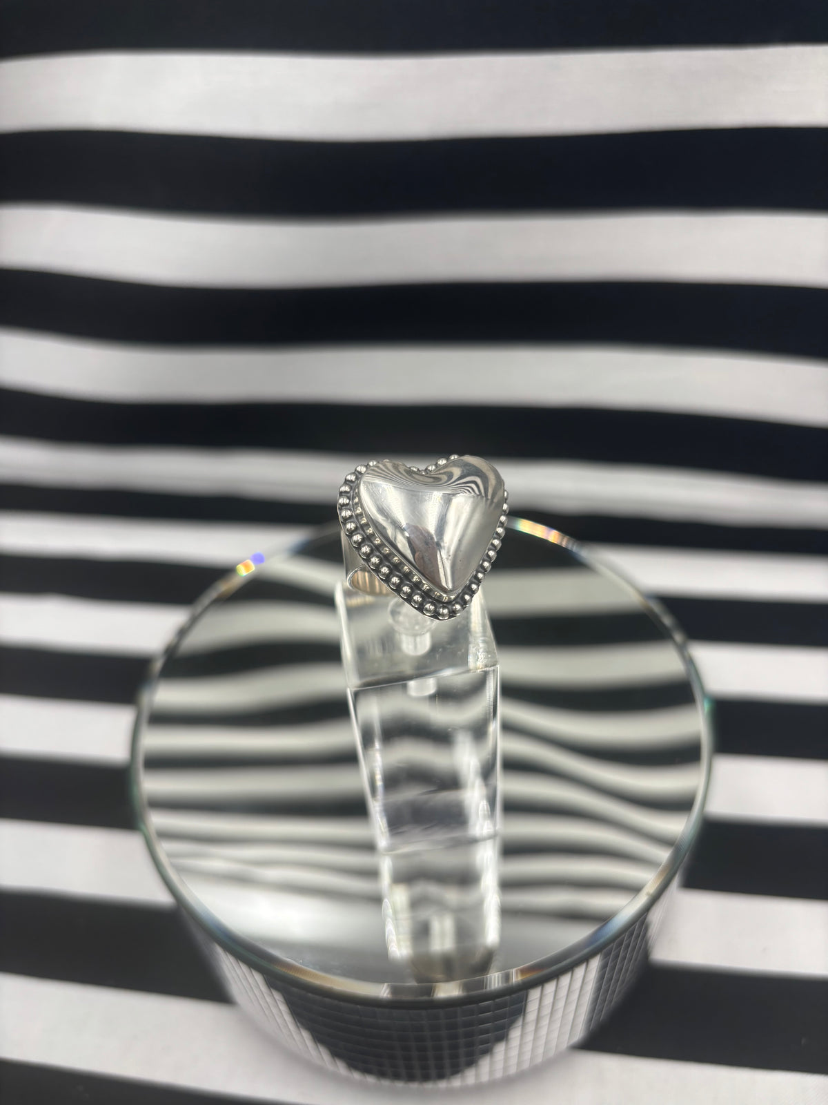 Heart n Puff Ring