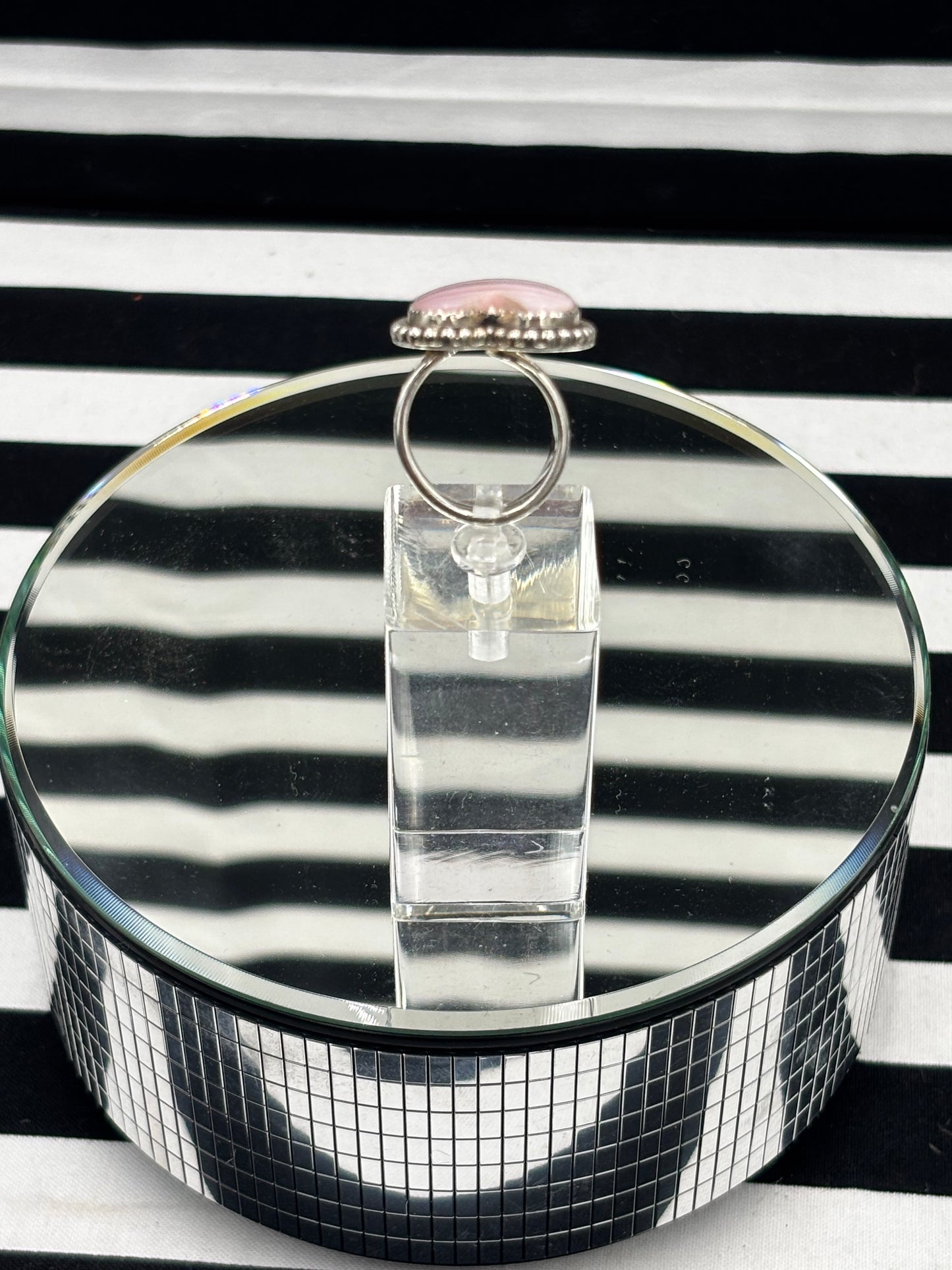 Love Pink Heart Ring