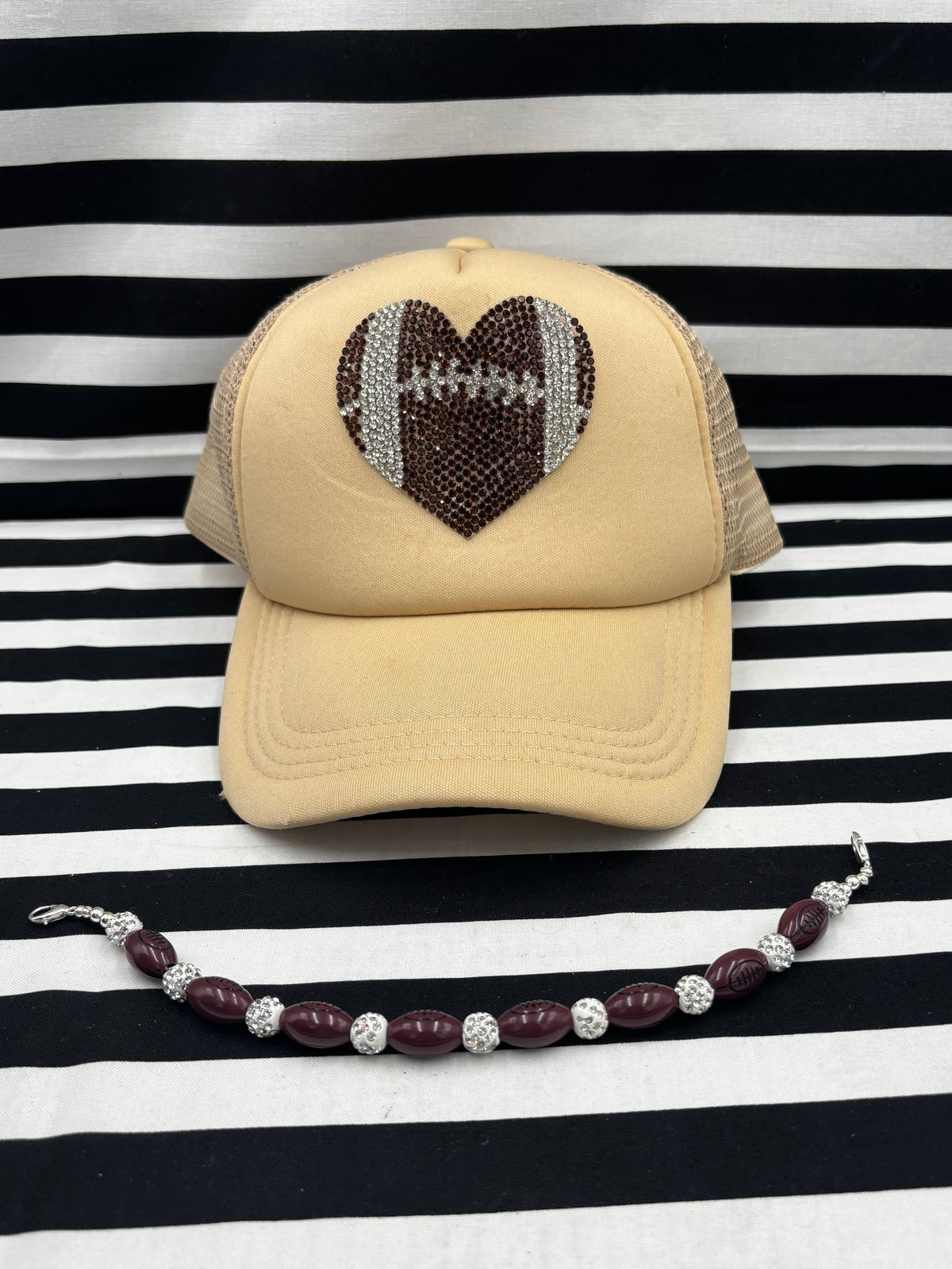Trucker Hat Football & Football Hat Band