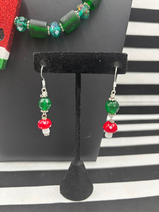 Mushroom Earrings