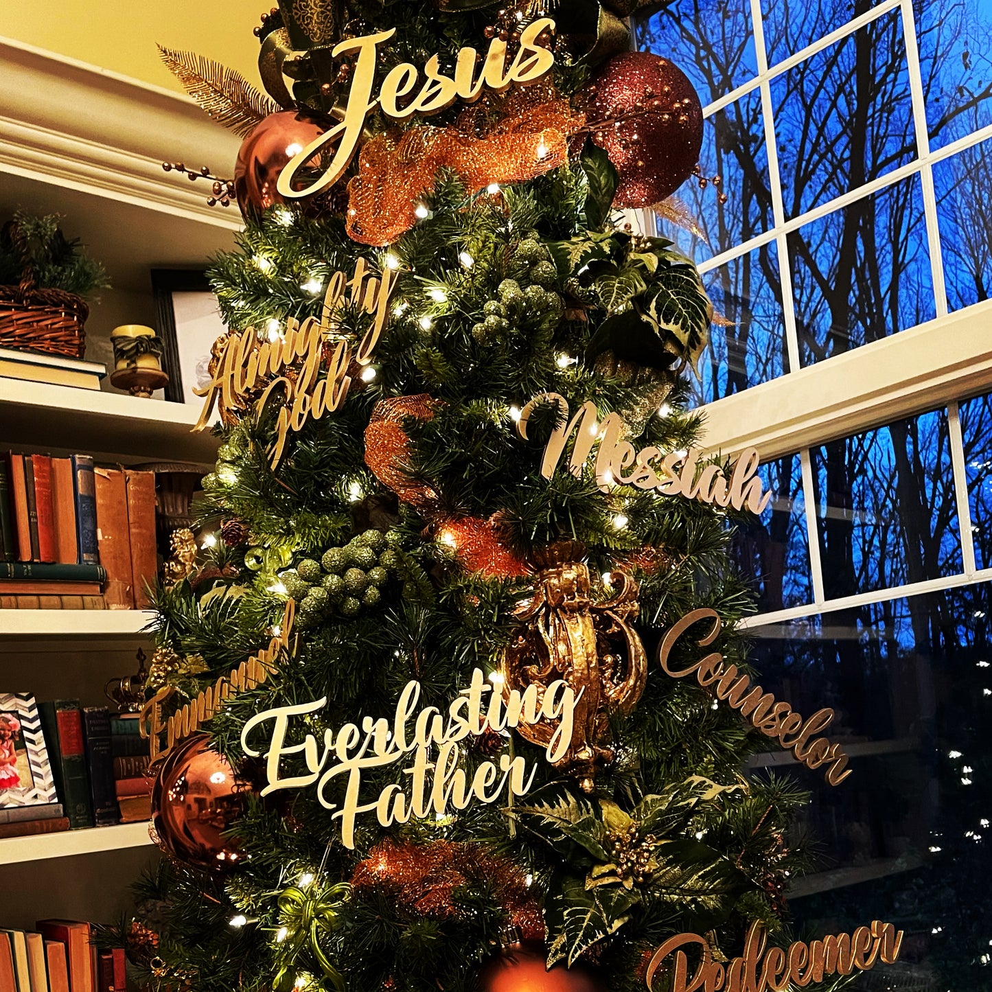 Wonderful Trio Set of Ornaments: Wonderful, Counselor Almighty God PRE-ORDER