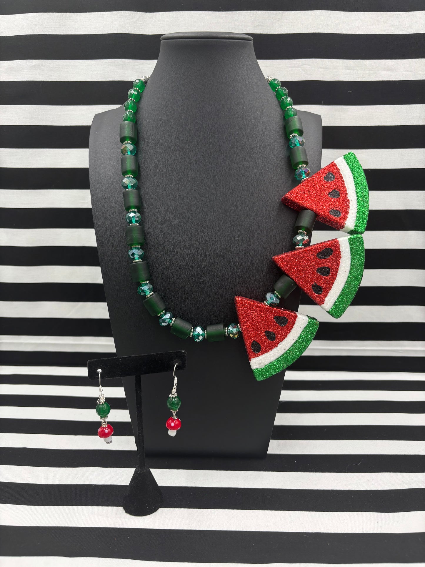 Slices Watermelon Necklace
