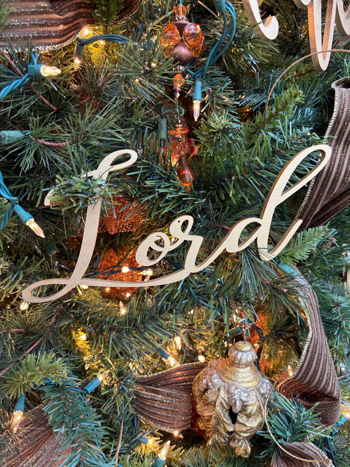King of Kings, Savior & Lord: Christmas Ornaments Trio Set