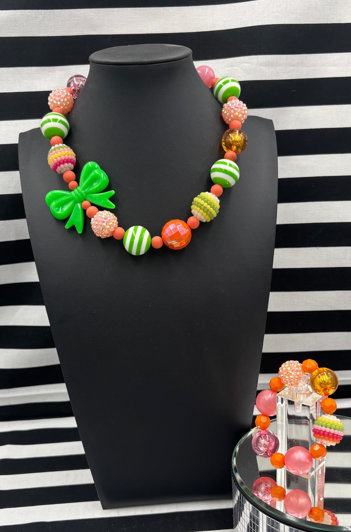 Bubble Gum Necklace &/or Bracelet Happy Colors