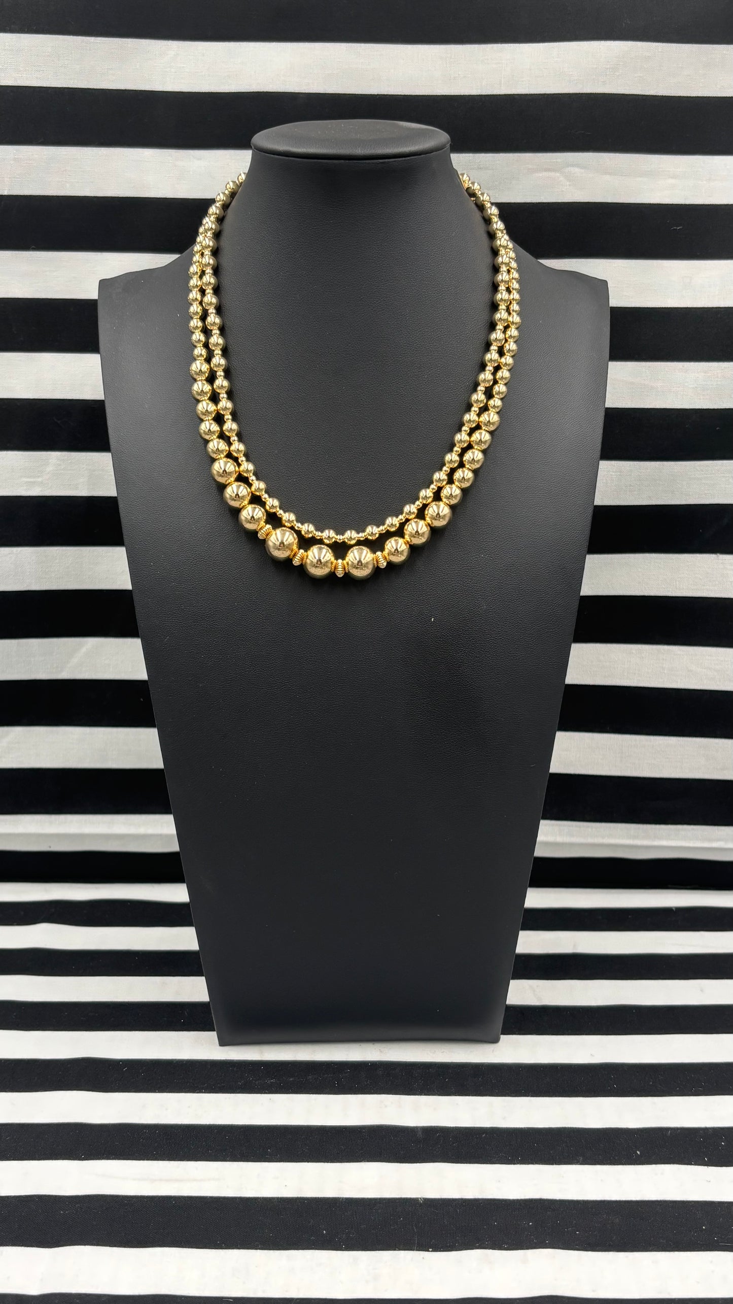 Gold Fill Navajo Pearls