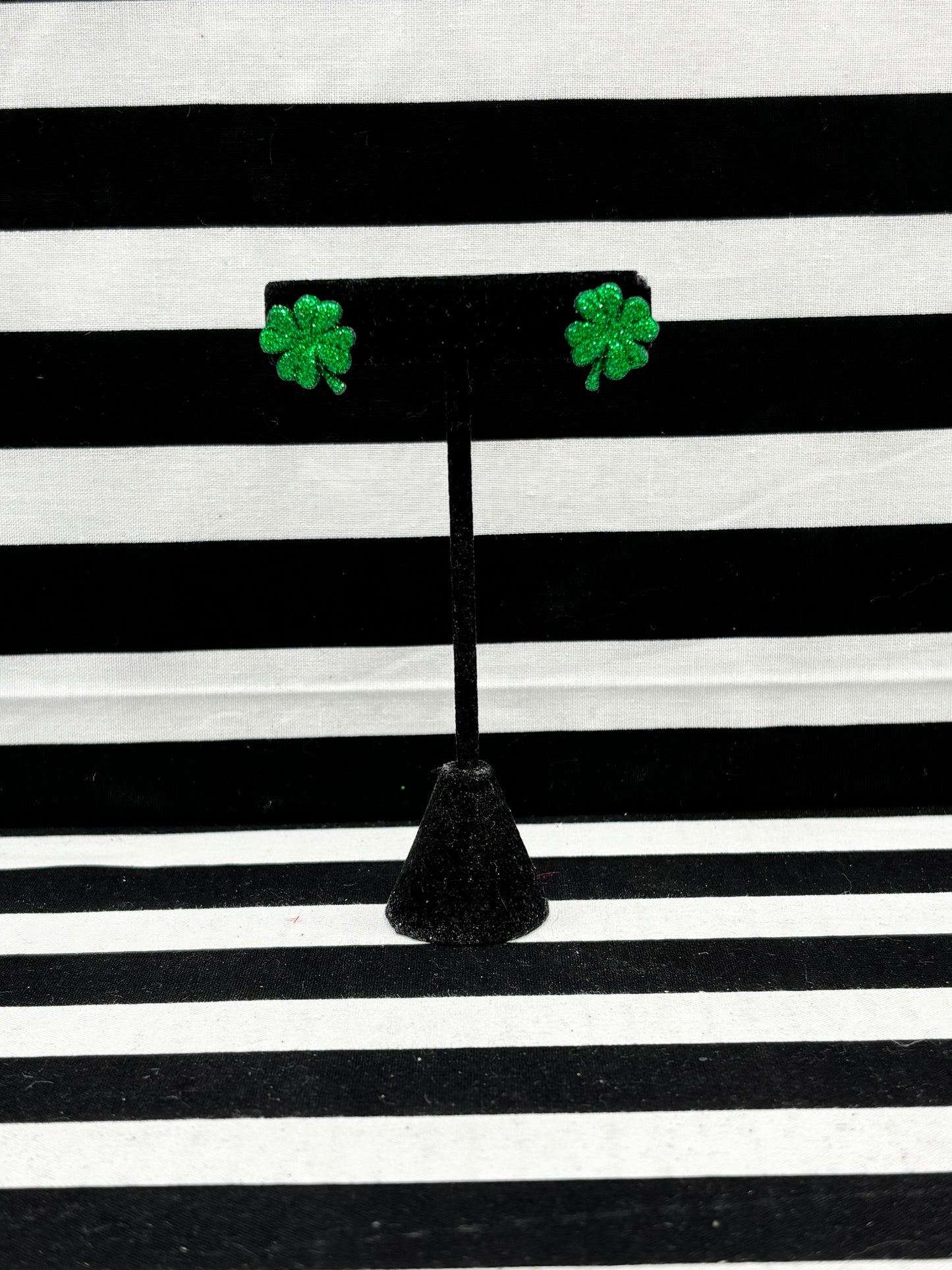 Clover Earrings Clip On or Post