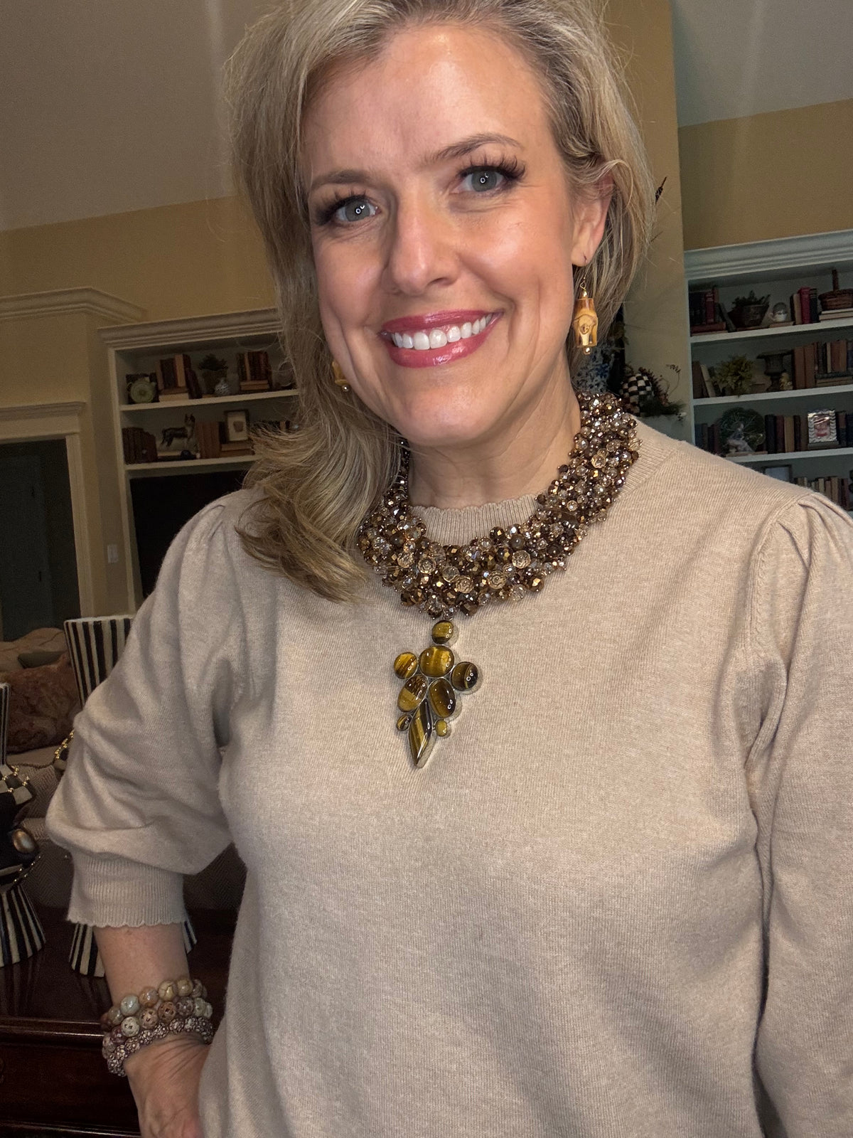 Eye of the Tiger Statement Necklace