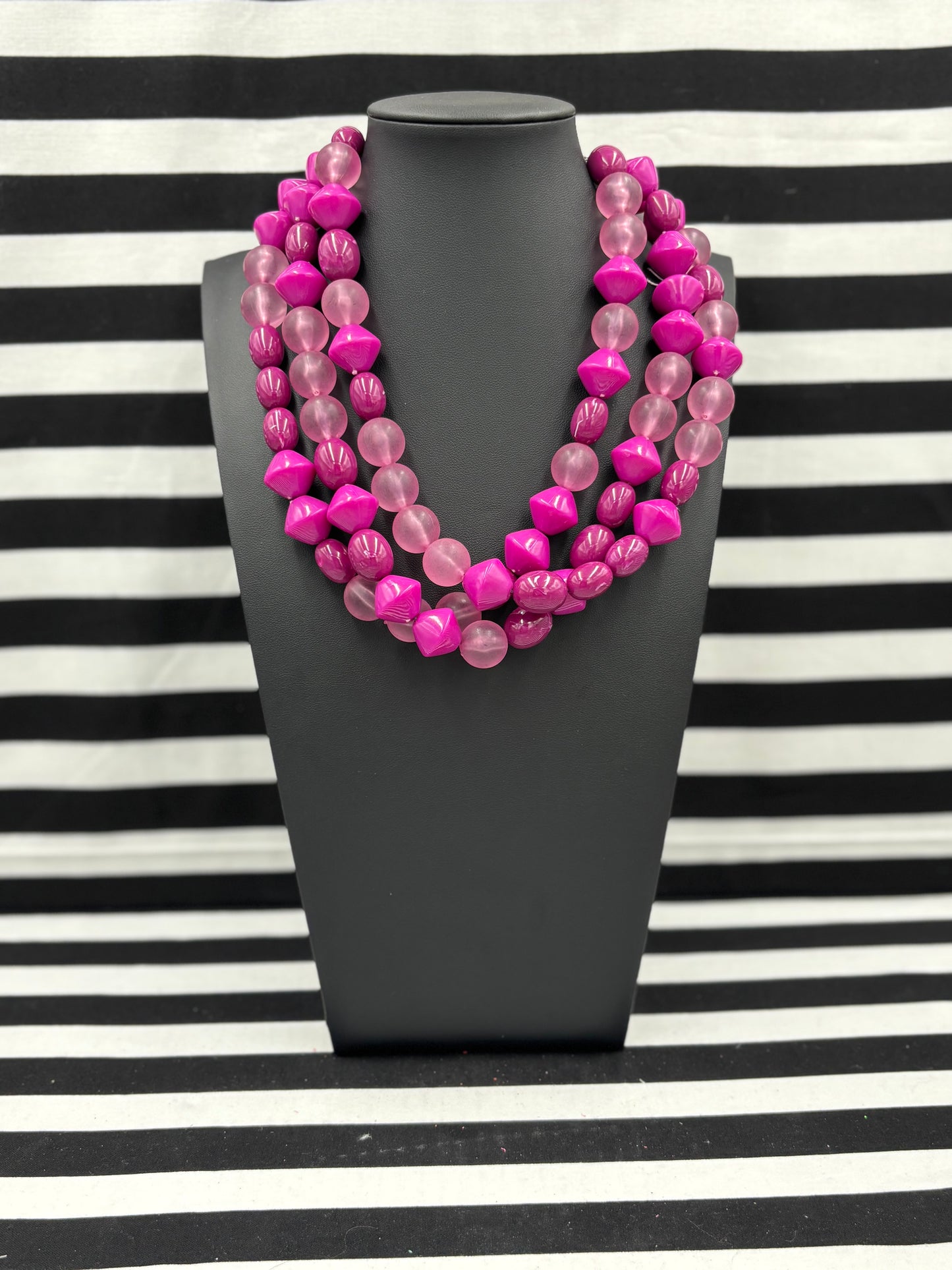 Raspberries n Bubbles Necklace