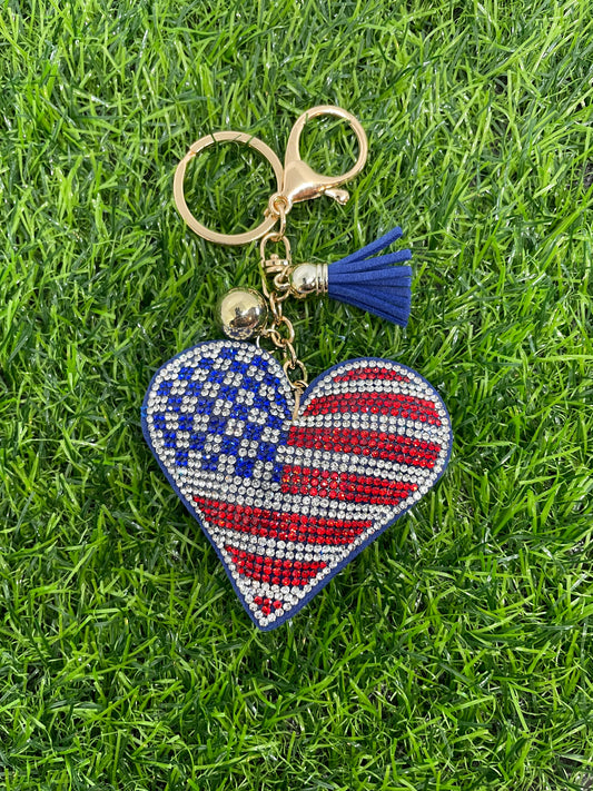 Heart of America Key Chain