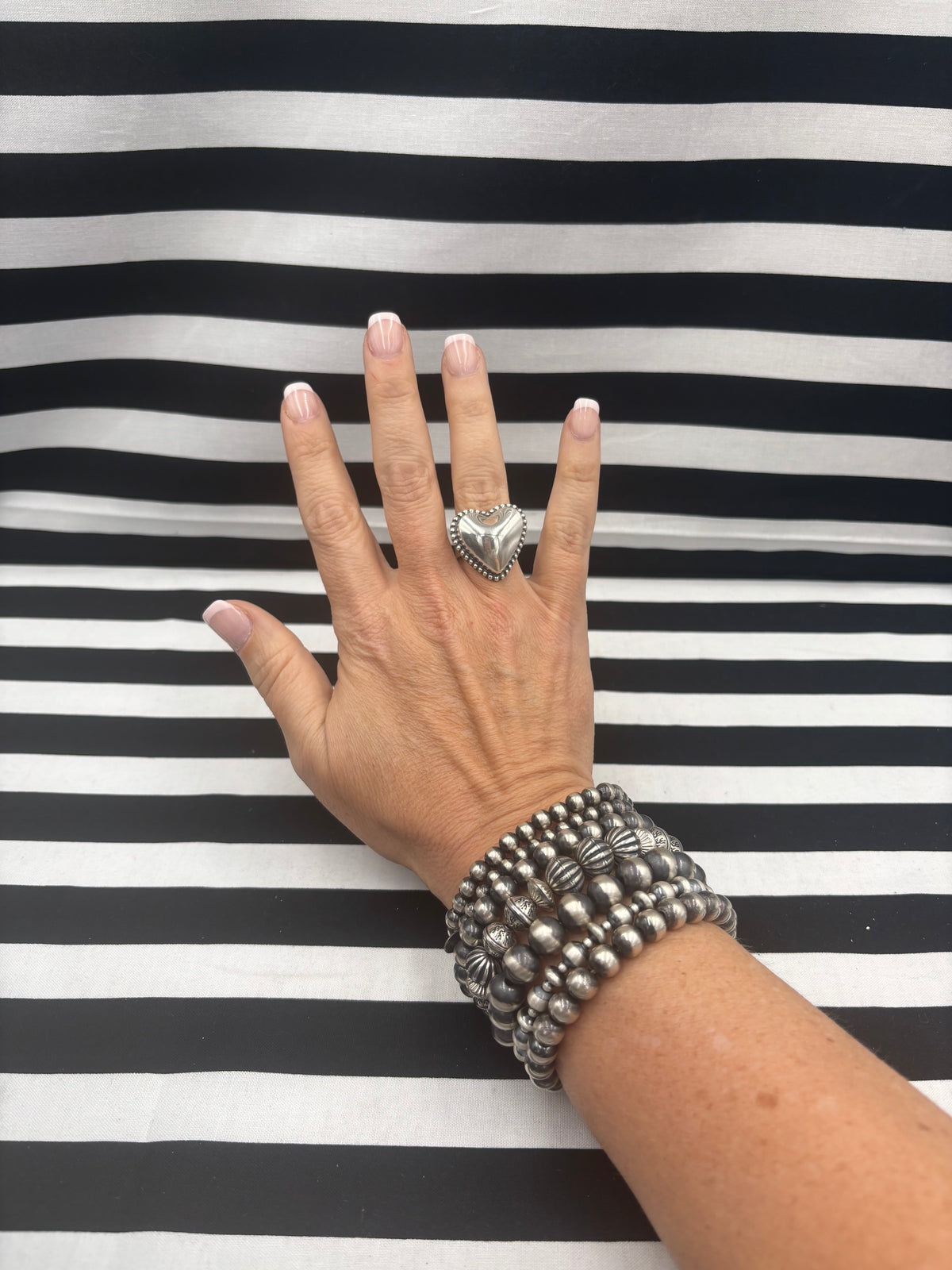 Heart n Puff Ring
