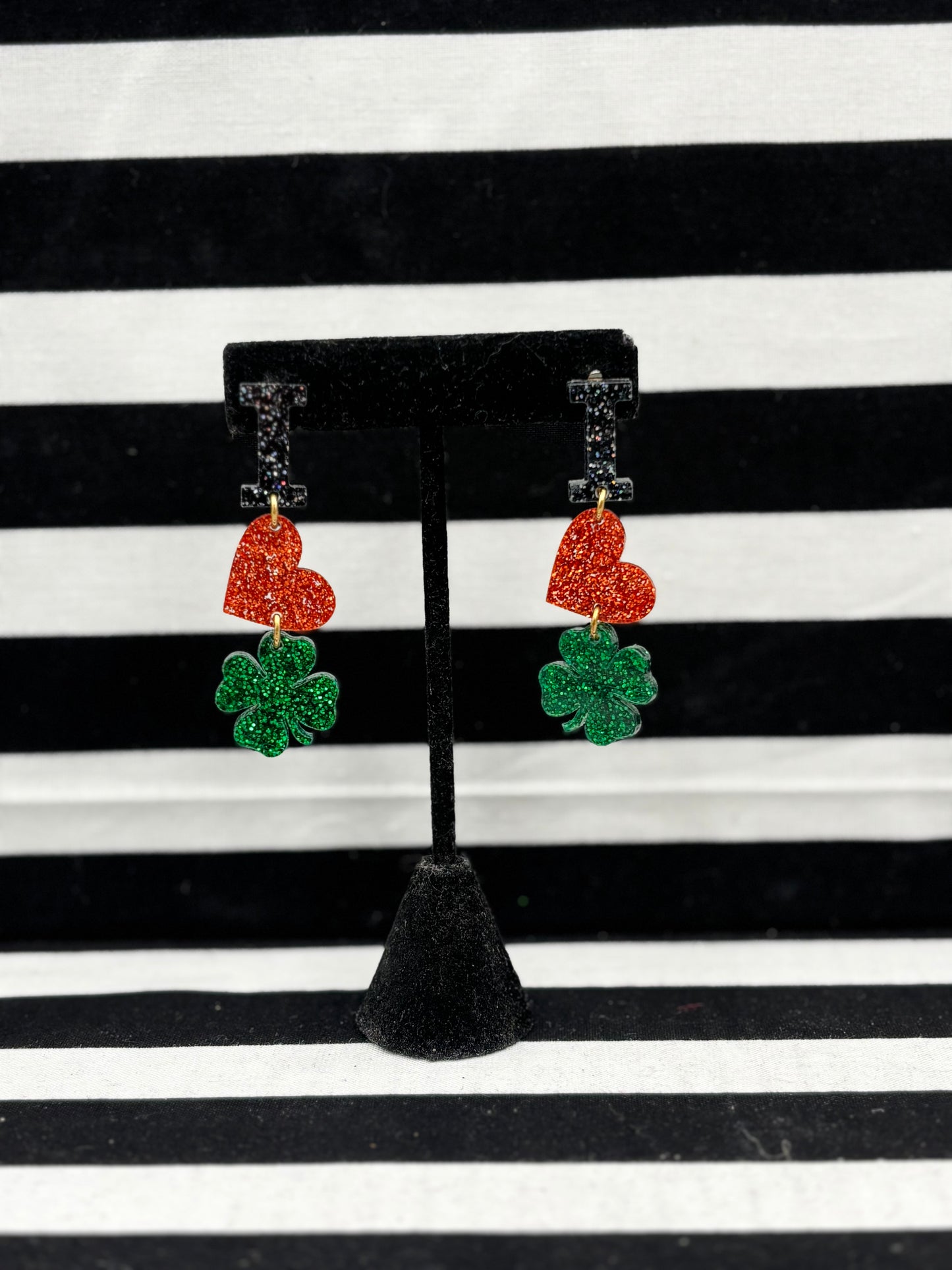 I Love Clover  Earrings