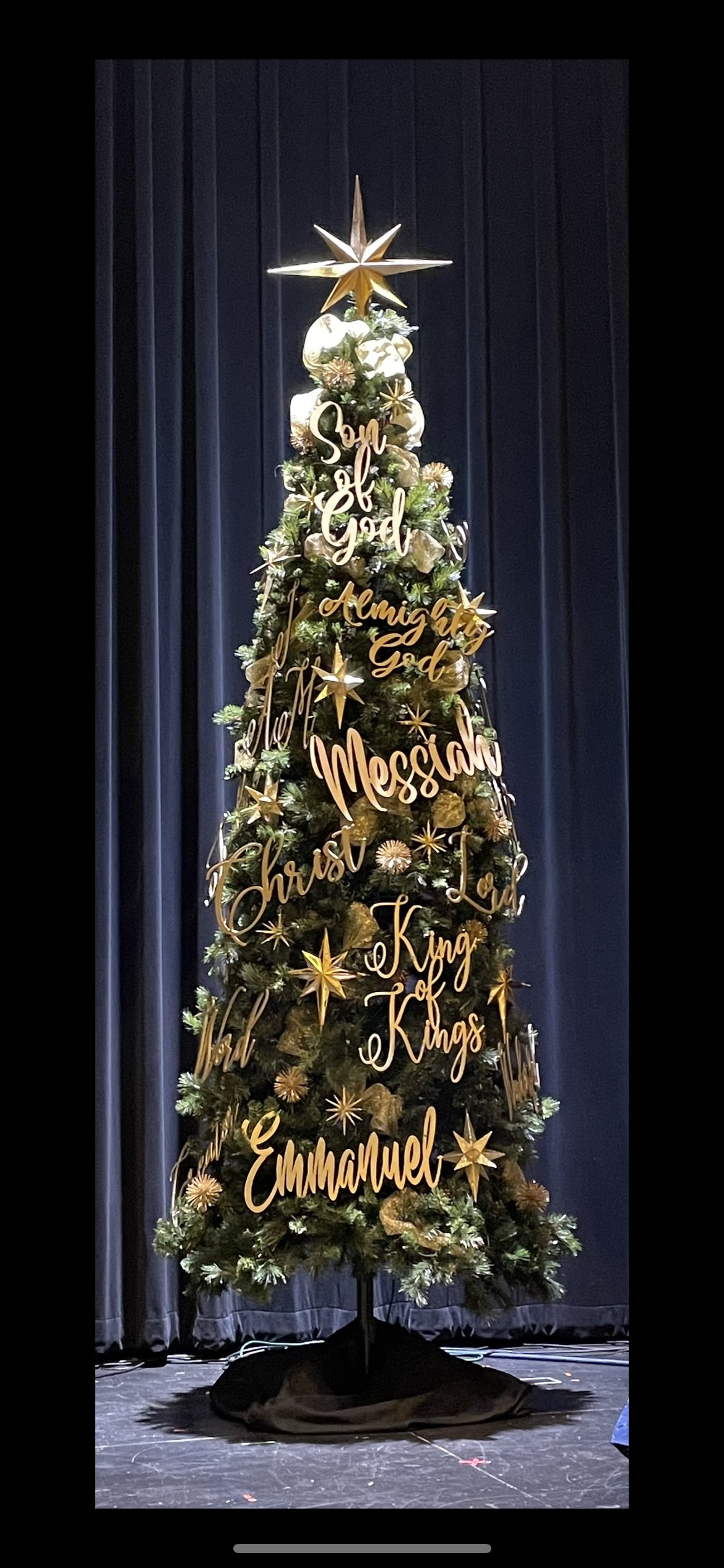 Names of Jesus Christmas Ornaments JUMBO