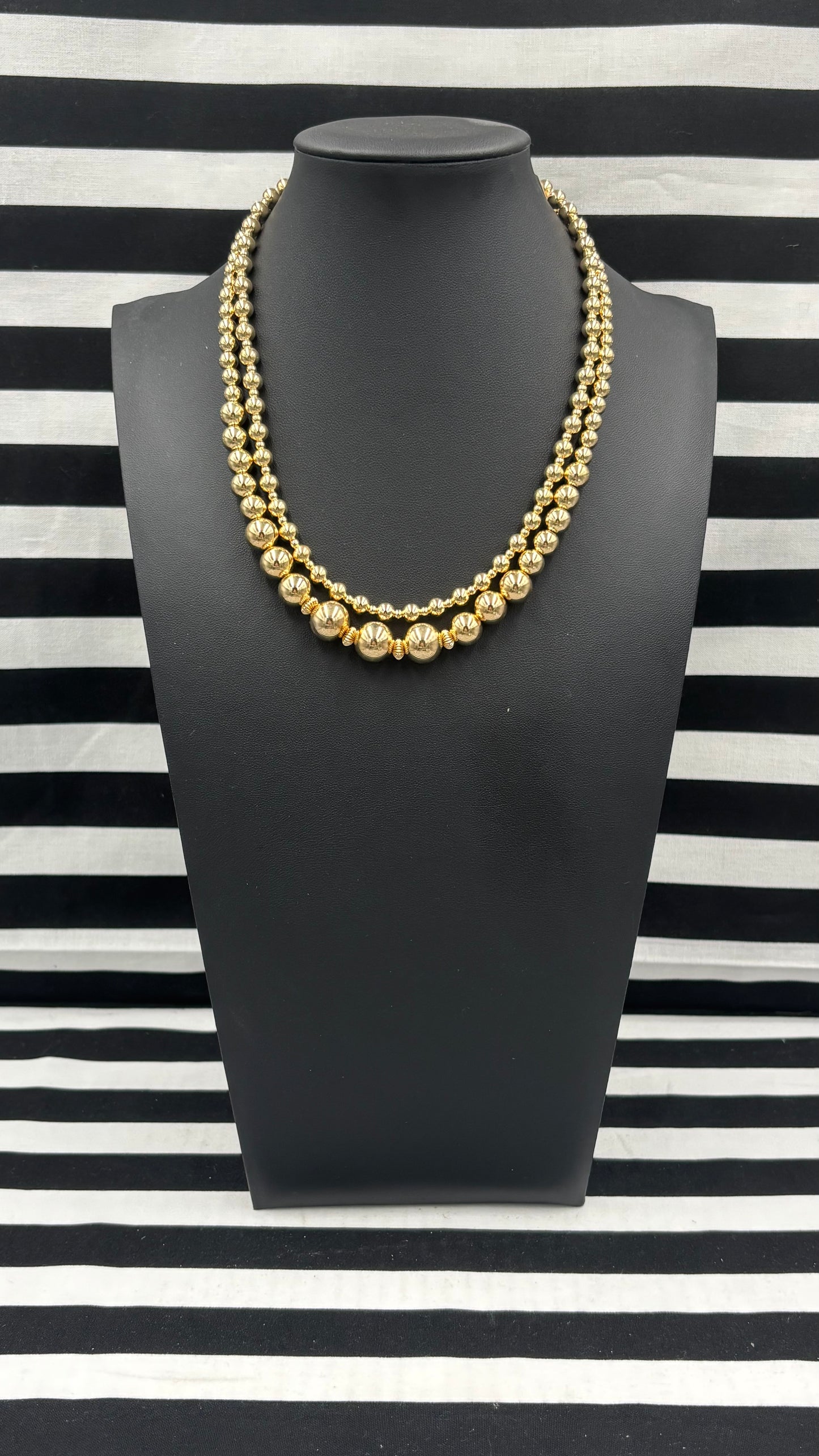 Gold Fill Navajo Pearls