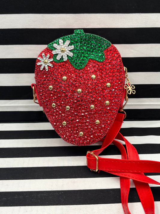 Strawberry Petite Sparkle Purse
