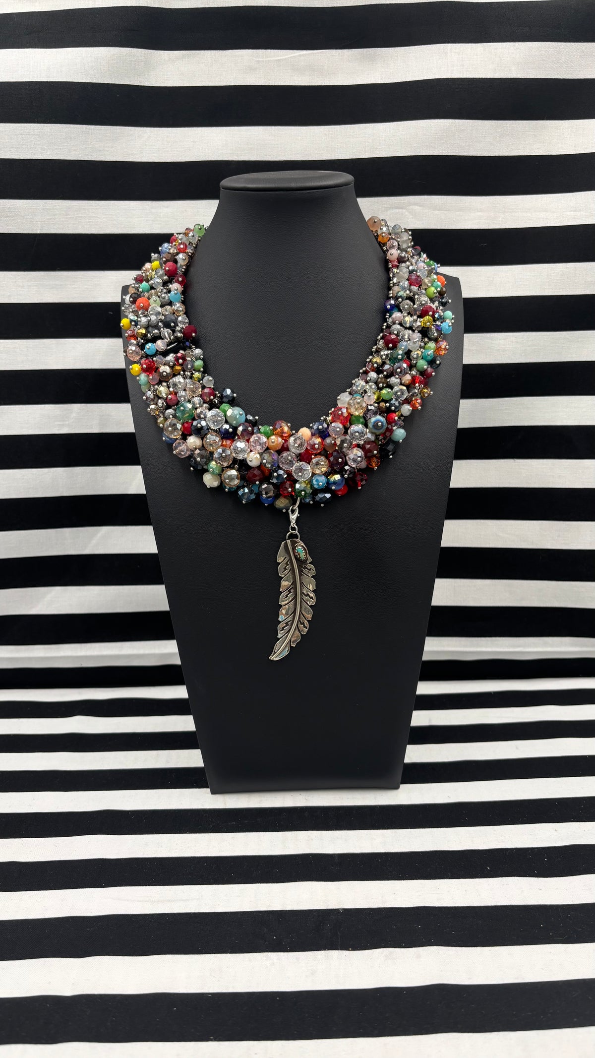 Feather Kaleidoscope Necklace