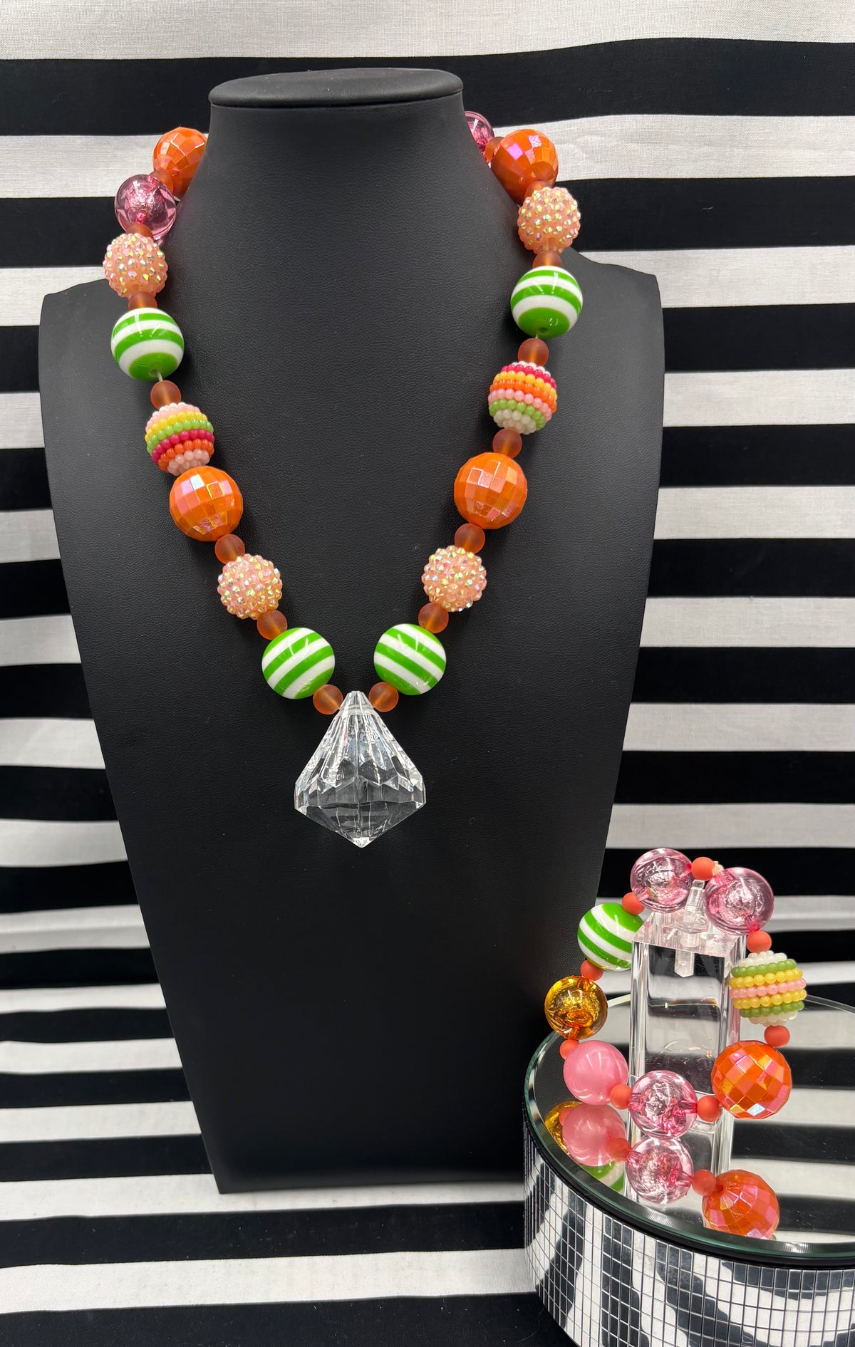 Bubble Gum Necklace &/or Bracelet Happy Colors