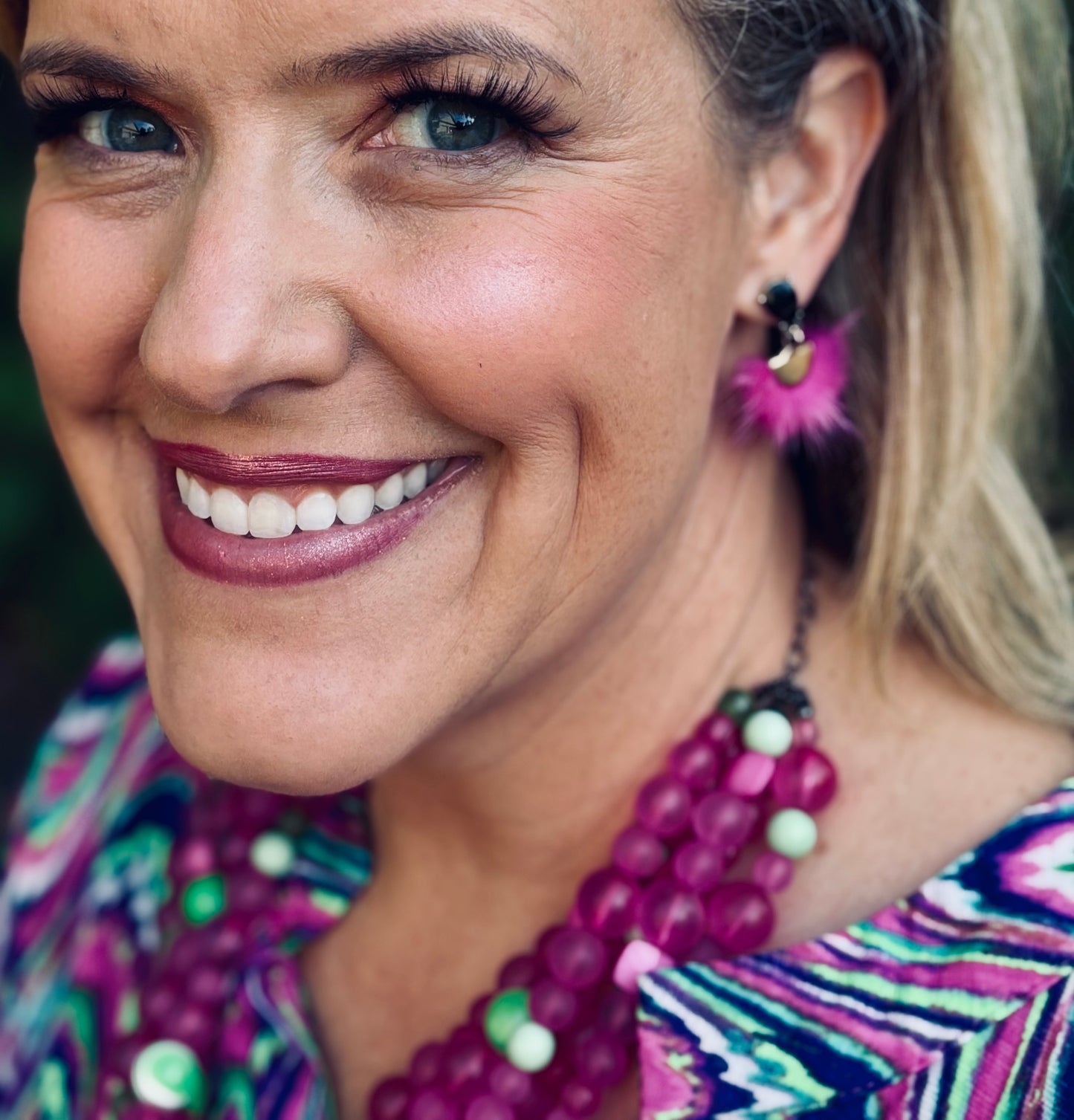 Paparazzi Pink Pop Earrings