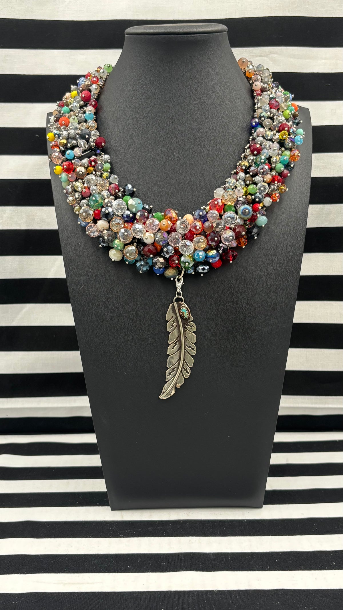 Feather Kaleidoscope Necklace