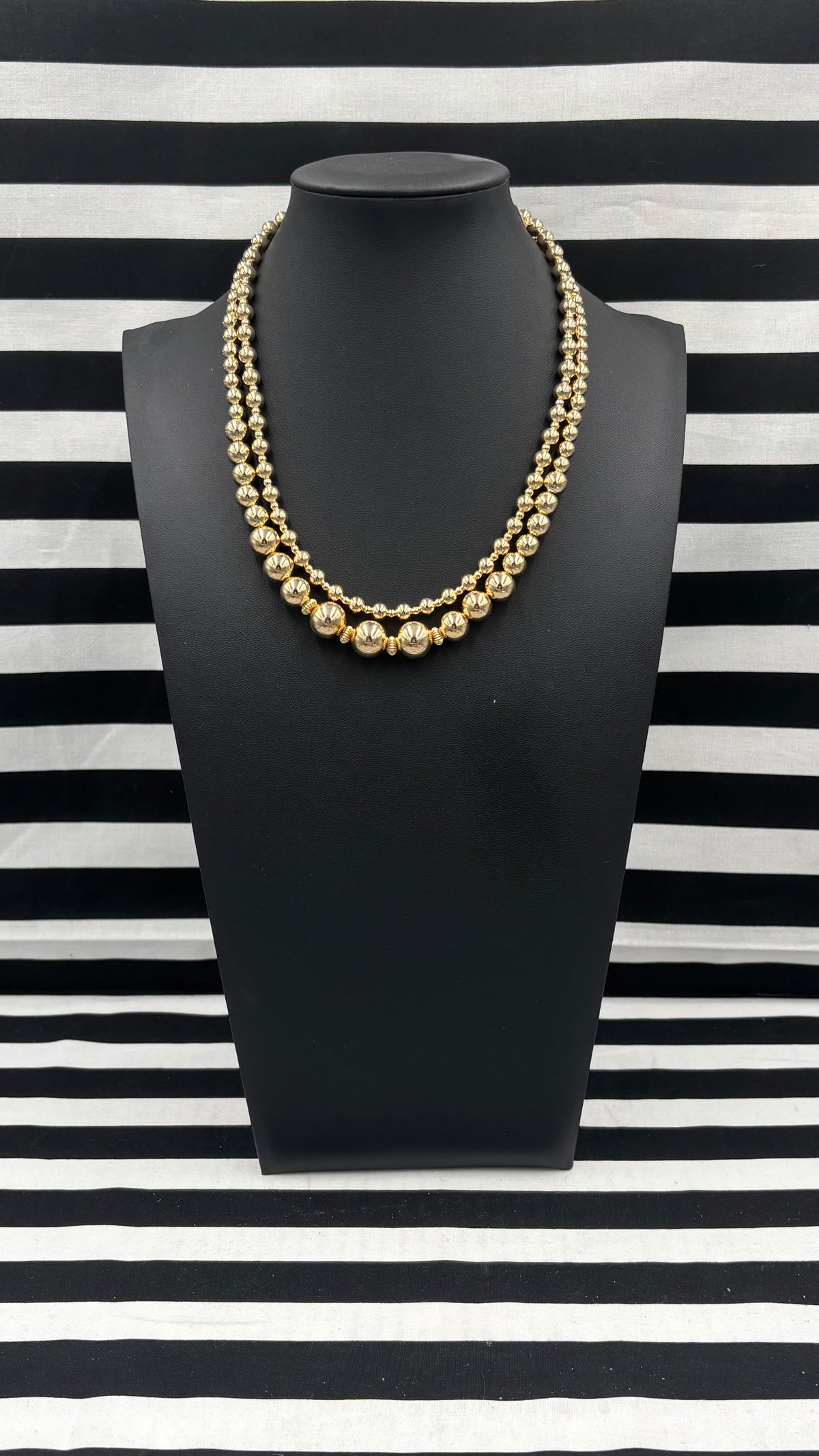 Gold Fill Navajo Pearls