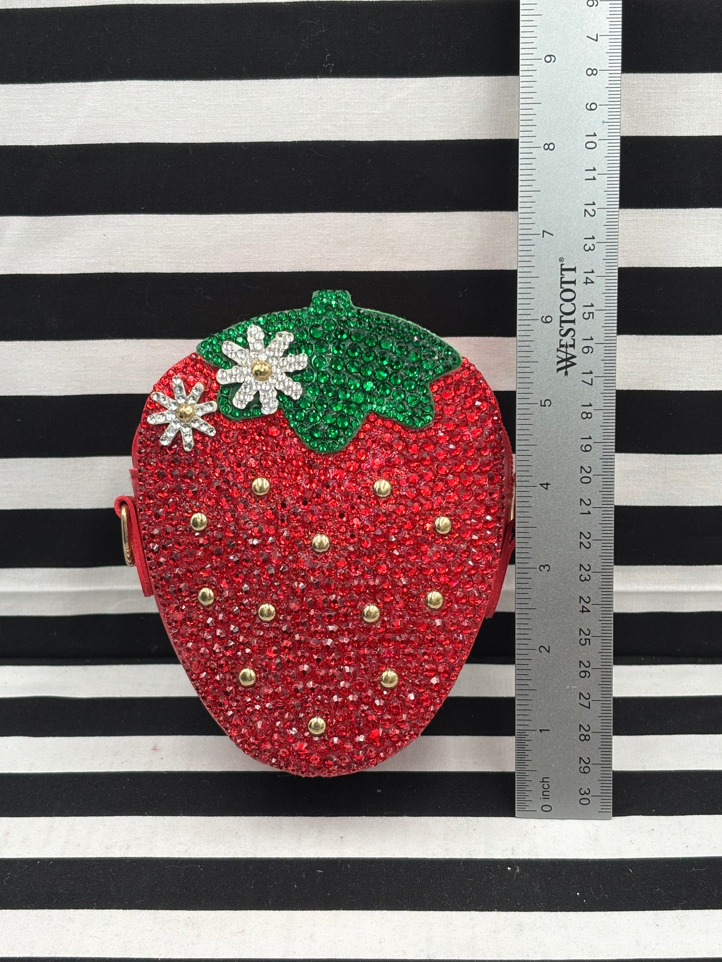 Strawberry Petite Sparkle Purse