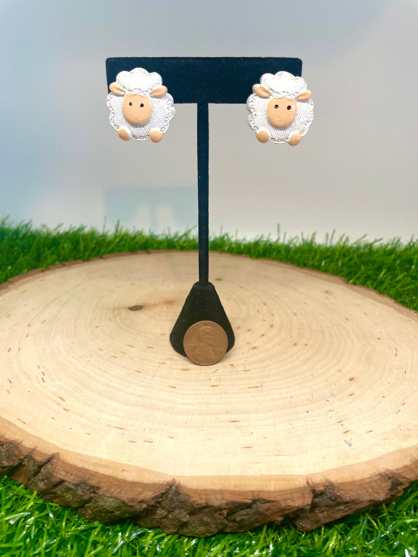 Lamb Clip On or Post
