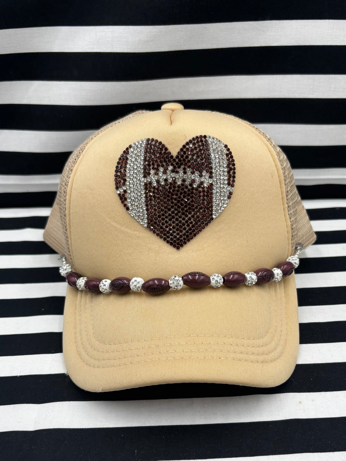 Trucker Hat Football & Football Hat Band