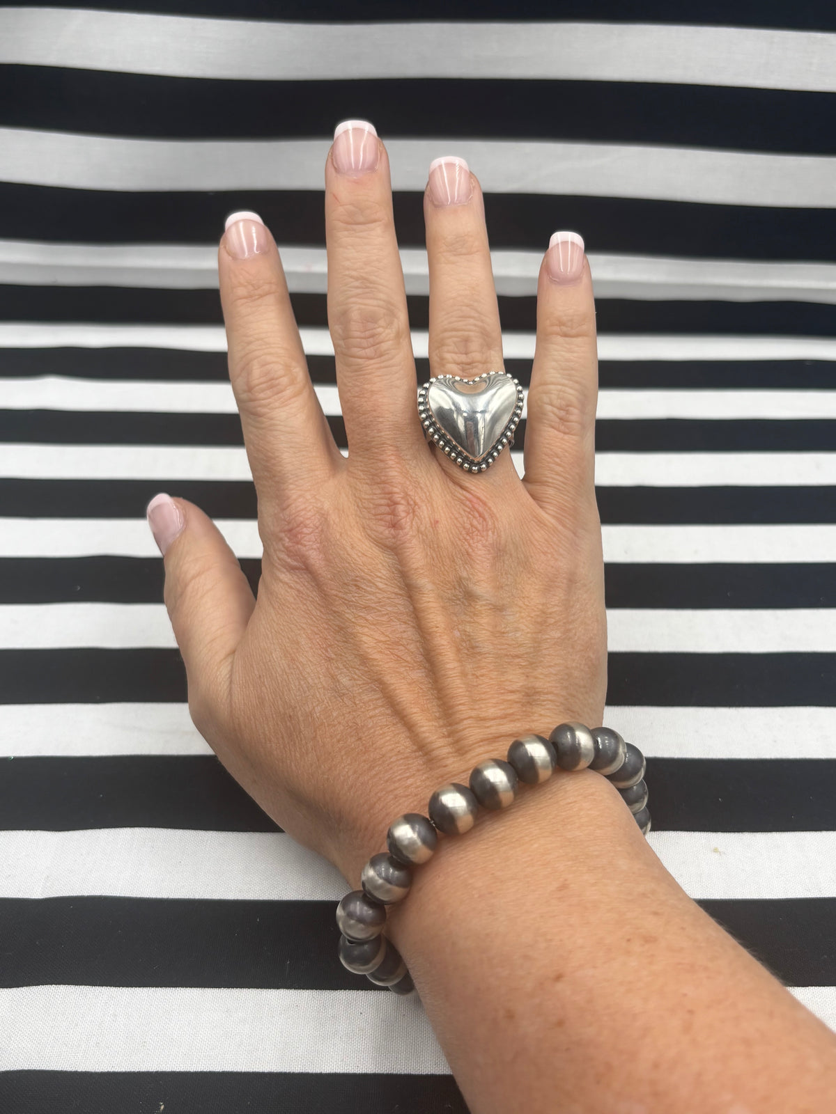 Navajo Pearl Stretch Bracelet