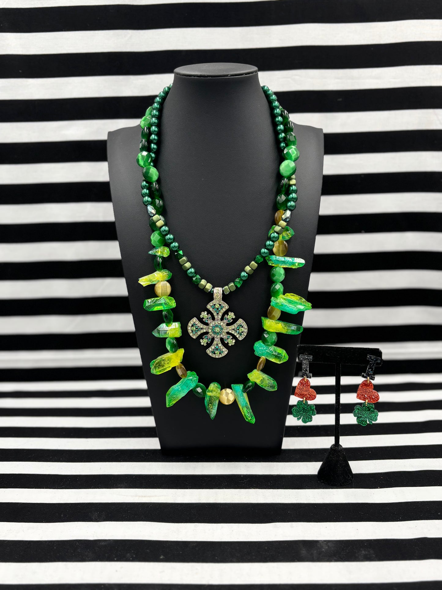 I Love Clover  Earrings