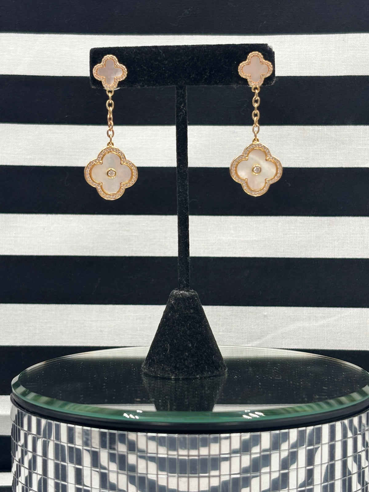 Clover Dangle Elegant Earrings