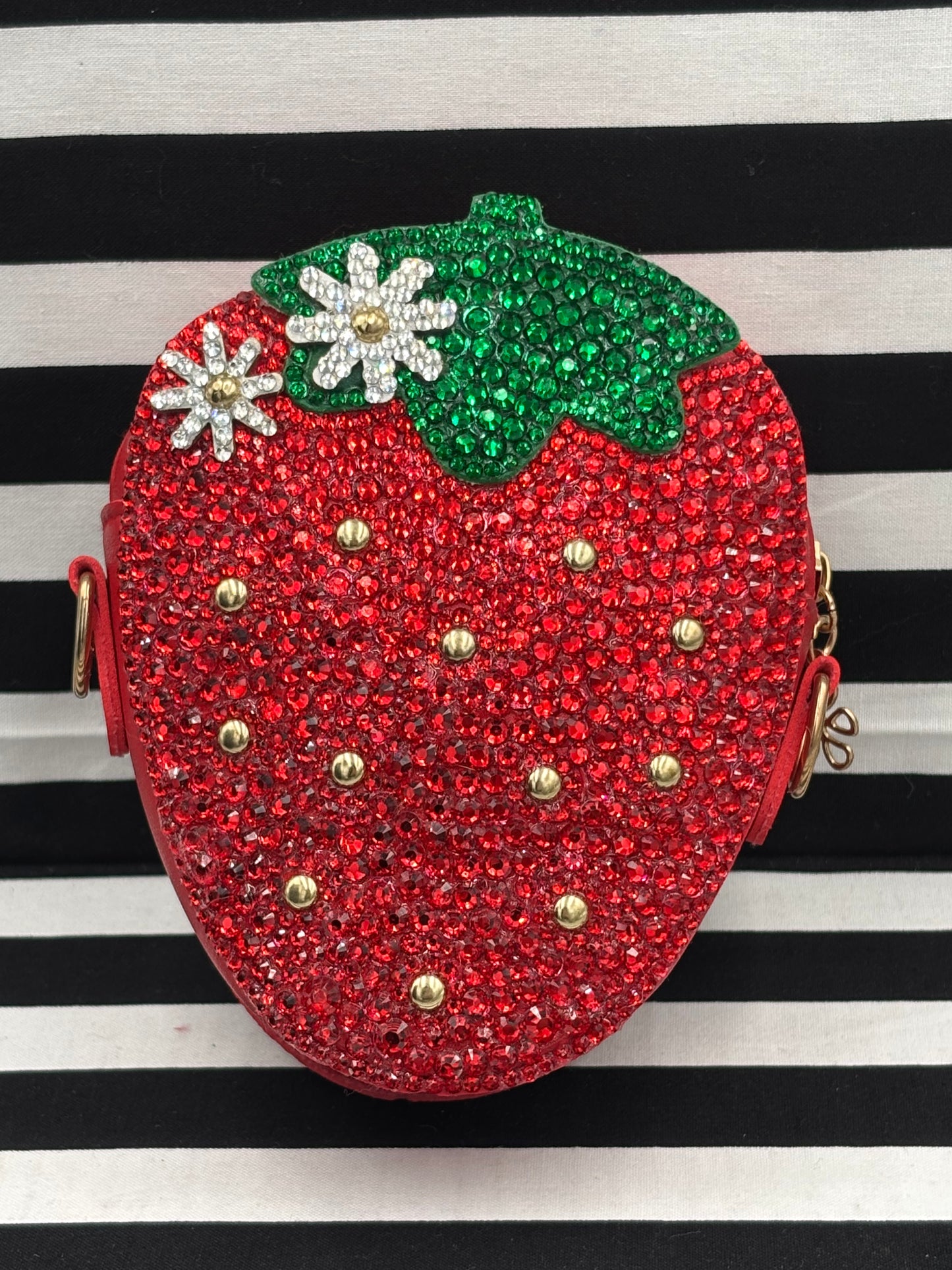 Strawberry Petite Sparkle Purse
