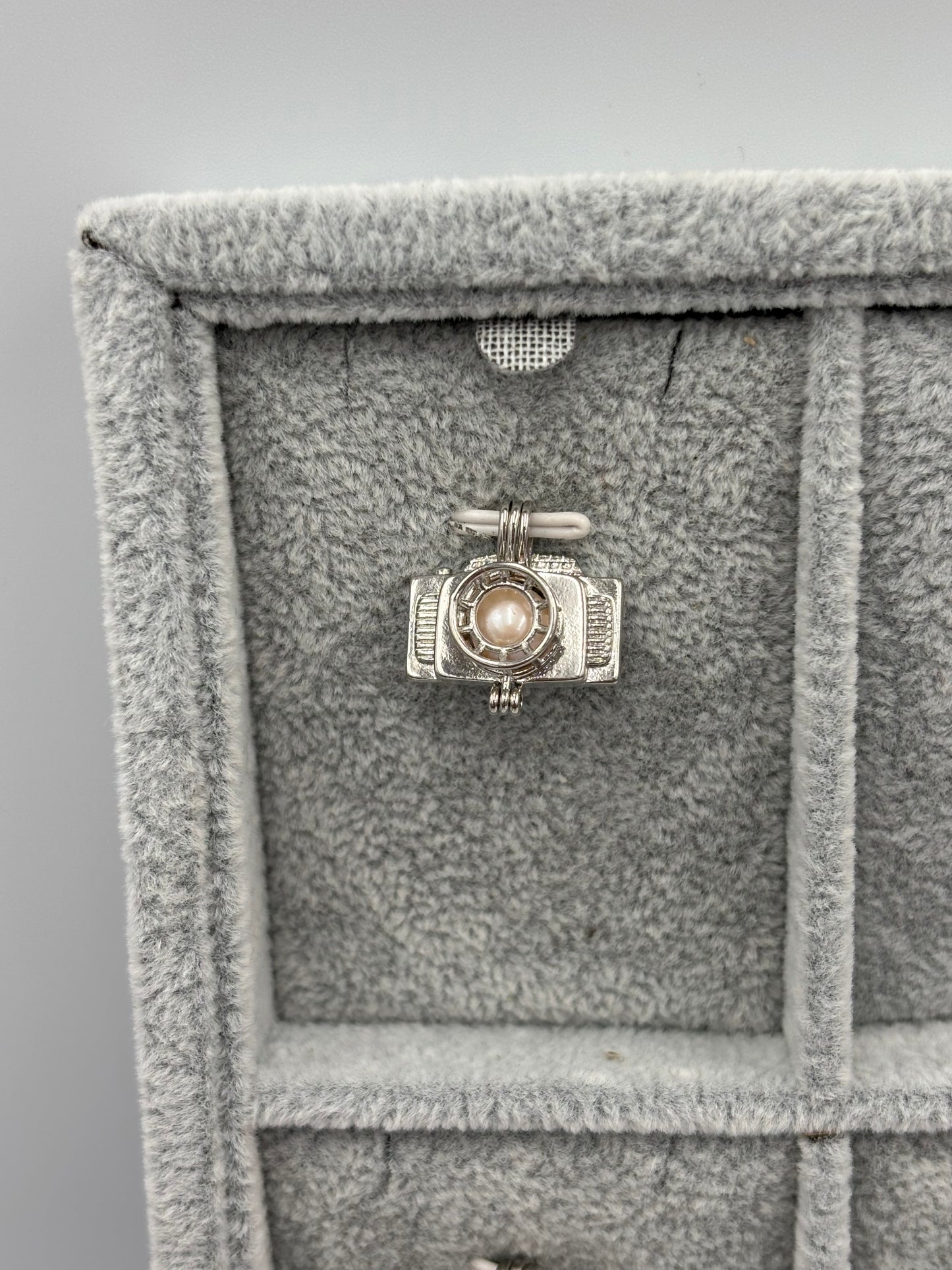 Pearl Charm Cages and Necklace