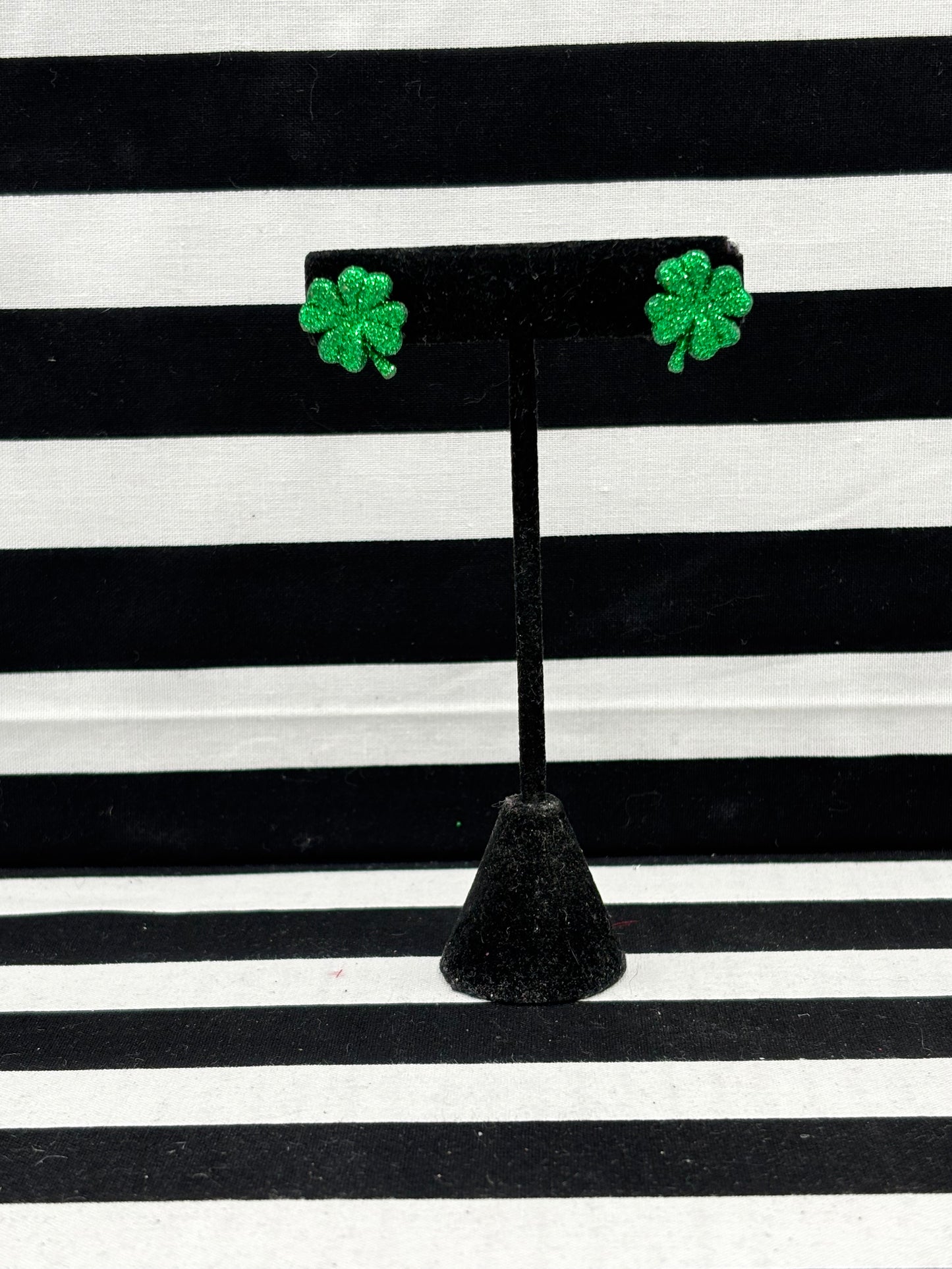 Clover Earrings Clip On or Post